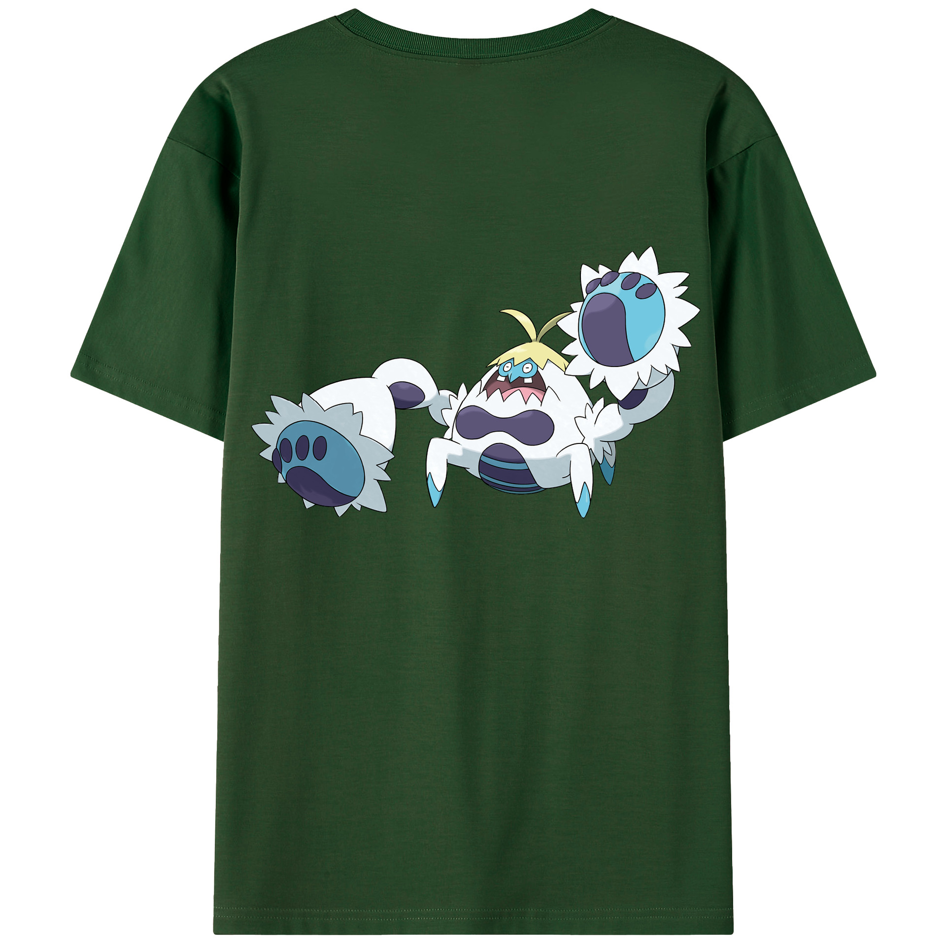 （画像用） ポケットモンスター Pokémon 綿100％半袖Tシャツ（背面プリント）